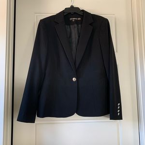 Karl Lagerfeld Black Blazer with Silver Accents